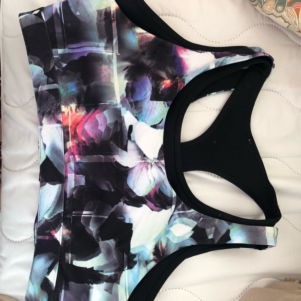 Colorful sports bra